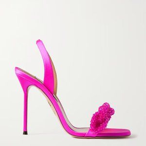 Aquazzura Chain Of Love Sandal 105- NWT